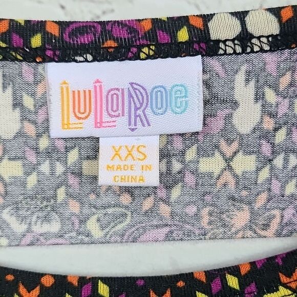 NWT LuLaRoe Julia Dress XXS (00-0) Colorful Floral Midi Fitted Business Casual - Picture 3 of 8